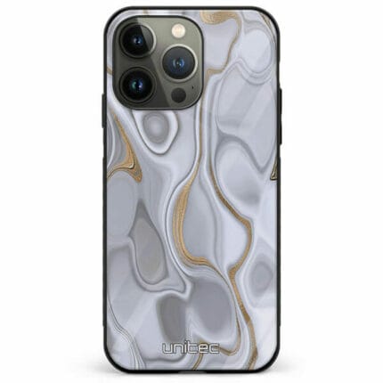 iPhone 13 Pro Max unitec suojakuori Gold and Silver Wrap