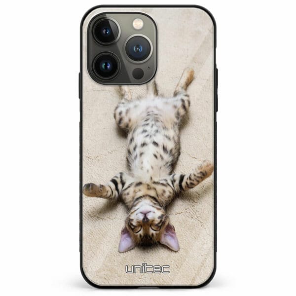 iPhone 13 Pro Max unitec suojakuori Relaxing Cat