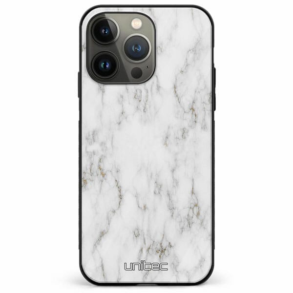 iPhone 13 Pro Max unitec suojakuori White Marble