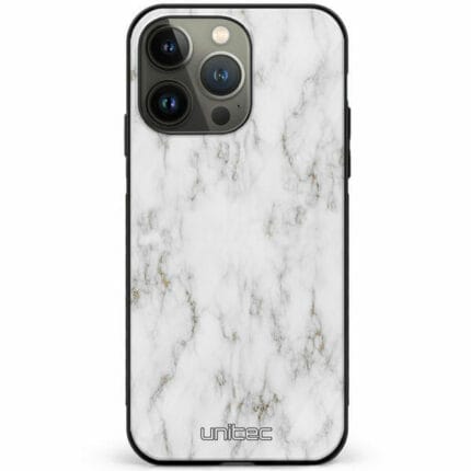 iPhone 13 Pro unitec suojakuori White Marble