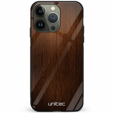 iPhone 13 Pro unitec suojakuori Wood Texture