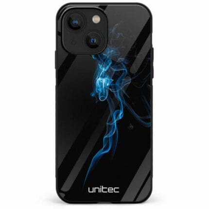 iPhone 13 unitec suojakuori Blue Smoke on Black