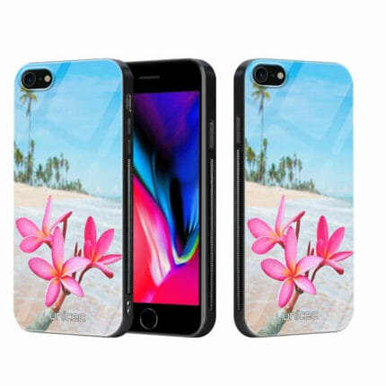 iPhone 7 8 se 2020 se 2022 unitec suojakuori 2 Beach Flowers