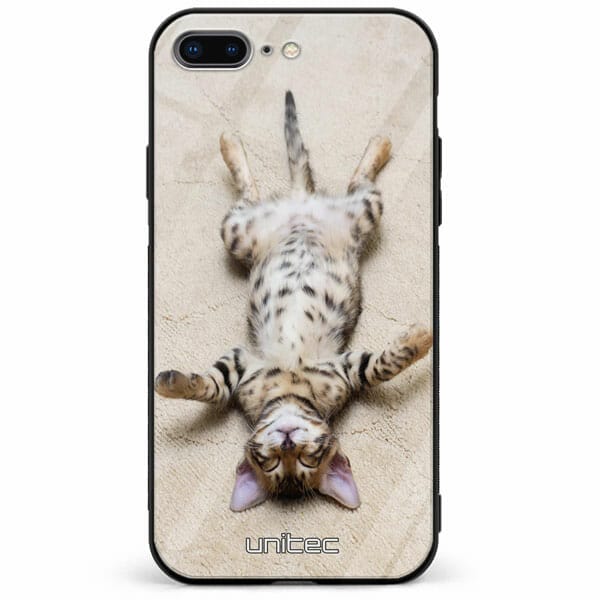 iPhone 7 plus iphone 8 plus unitec suojakuori Relaxing Cat