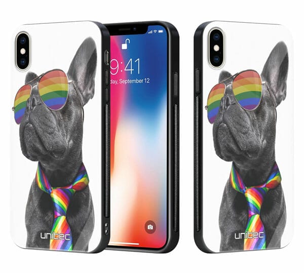 iPhone X unitec suojakuori 2 Pride Dog