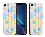 iPhone XR unitec suojakuori 2 Colorful Bricks