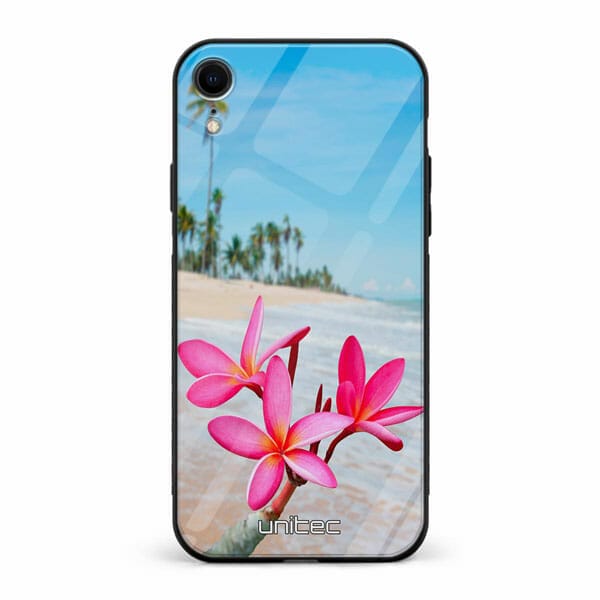 iPhone XR unitec suojakuori Beach Flowers