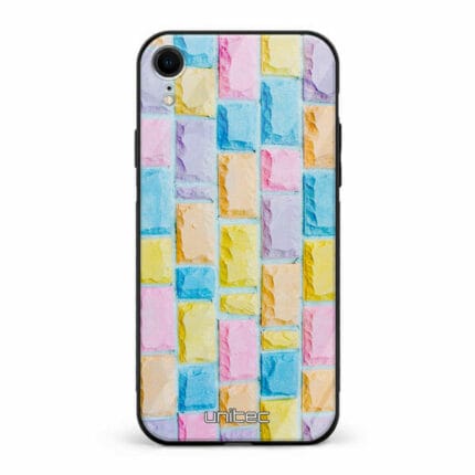 iPhone XR unitec suojakuori Colorful Bricks