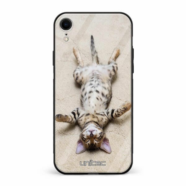 iPhone XR unitec suojakuori Relaxing Cat