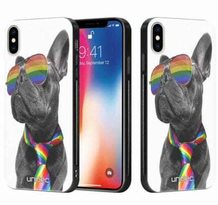 iPhone XS Max unitec suojakuori 2 Pride Dog