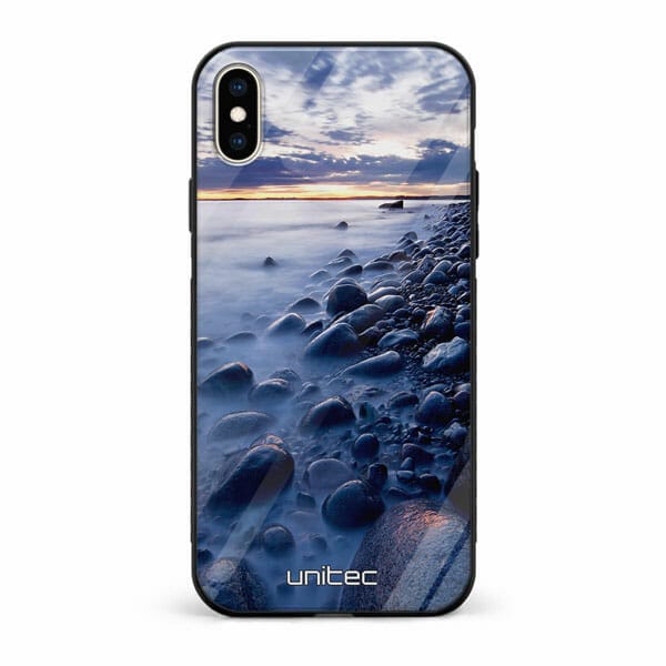 iPhone XS unitec suojakuori Rocky Beach Sunset
