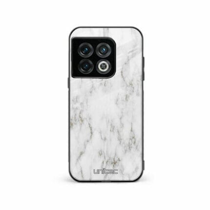 OnePlus 10 Pro 5G Unitec Suojakuori White Marble