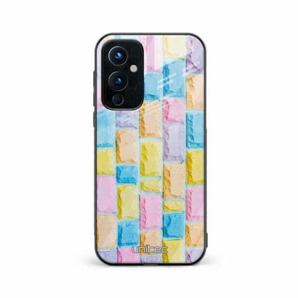 OnePlus 9 Unitec Suojakuori Colorful Bricks