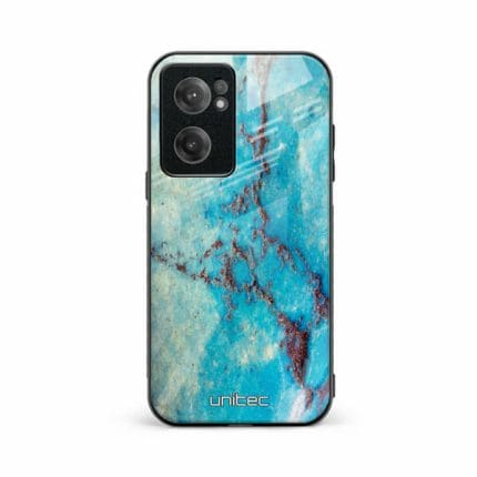 OnePlus Nord CE 2 5G Unitec Suojakuori Turquoise Marble