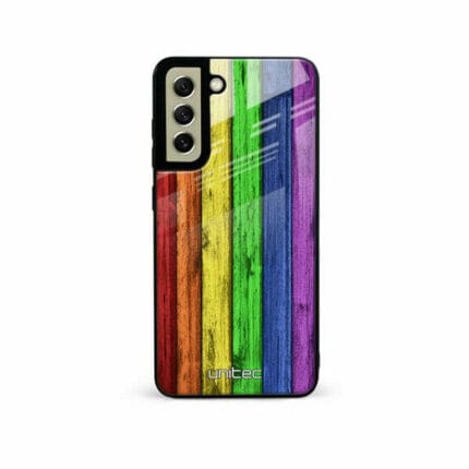 Samsung Galaxy S21 FE 5G Unitec Suojakuori Rainbow Board