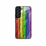 Samsung Galaxy S22 5G Unitec Suojakuori Rainbow Board