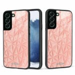 Samsung Galaxy S22 Plus 5G Unitec Suojakuori 2 Salmon Pink Shapes