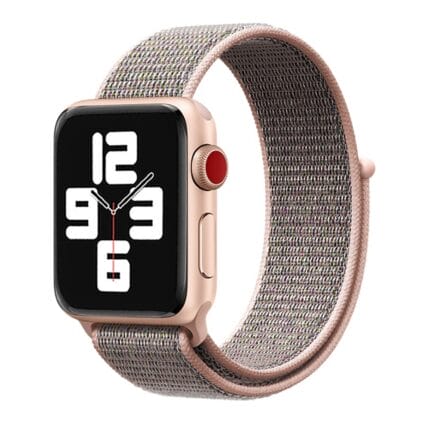 Apple Watch 38 / 40 / 41 mm Nylon ranneke, Roosakulta