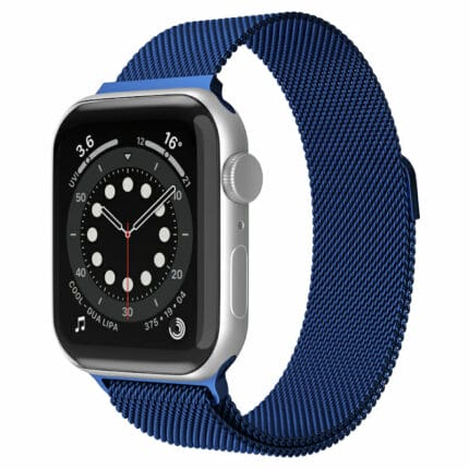 Apple Watch 42 / 44 / 45 mm Magneettinen Teräsranneke, Sininen