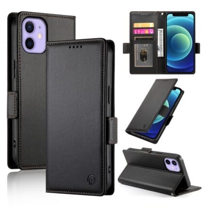 iPhone 12 Mini Lompakko Suojakotelo Musta