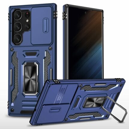 Samsung Galaxy S23 Ultra Armor suojakuori - Sininen