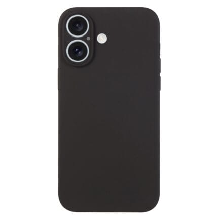 iPhone 16 Plus Silikoni suojakuori - Musta