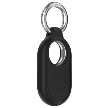 Samsung Galaxy SmartTag 2 Silikonikotelo avaimenperällä - Musta